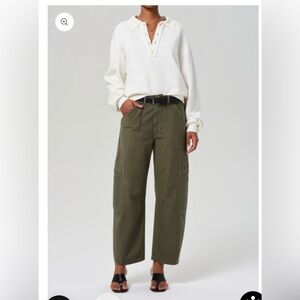 Citizens Of Humanity Olive Wide Leg Pants